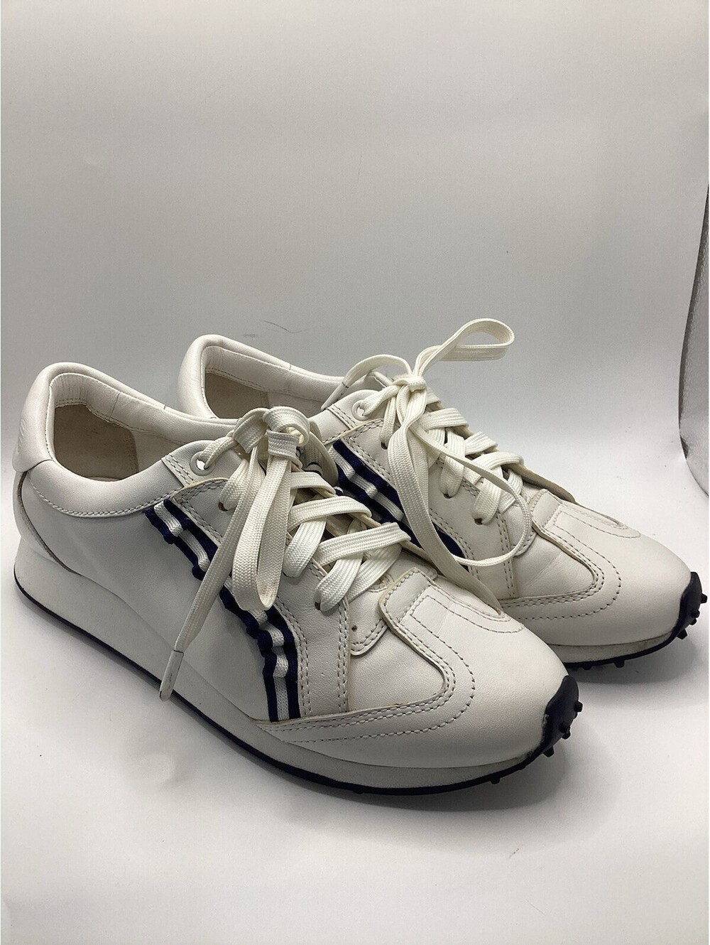 Tory Burch Women Golf Ruffle Trainer White Size 7.5 Sneakers